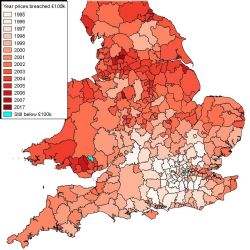 £100,000 average house price still a target for one spot in Wales as every London borough crosses £300,000 threshold