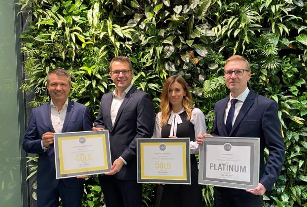 Three Czech CPI Property Group buildings awarded LEED international environmental certification